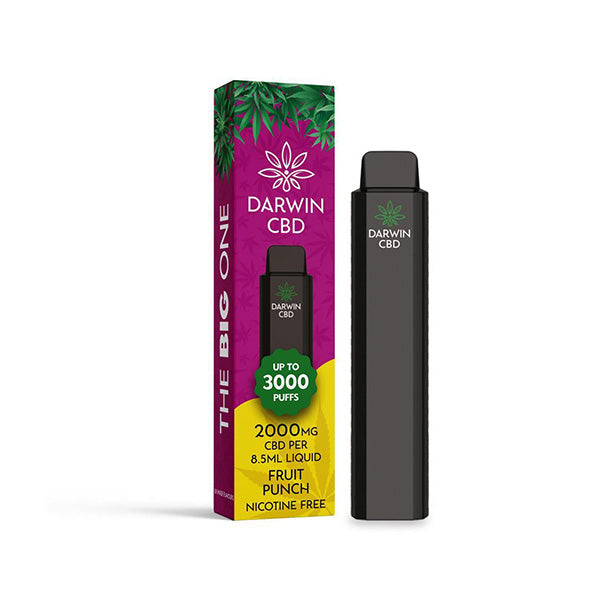 Darwin The Big One 2000mg CBD Disposable Vape Device 3000 Puffs