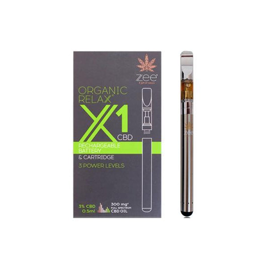 Zee Organic Relax X1 CBD Vape Kit 300mg CBD*