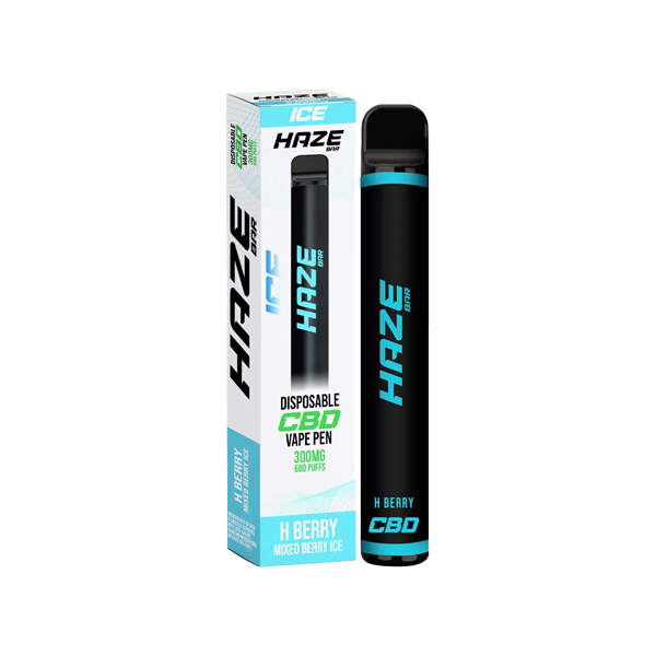 Haze Bar Ice 300mg CBD Disposable Vape Device 600 Puffs